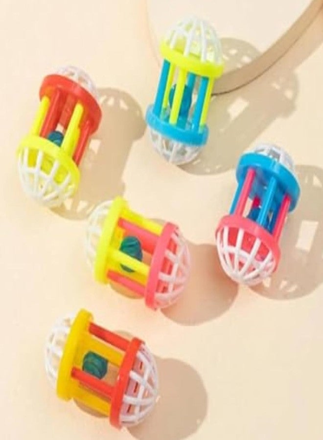 KittuPet لعبة قطط KittuPet مع جرس وكرات رنانة للقطط والقطط الصغيرة، قطعتان من الجرس وقطعة واحدة من كرة القطط - Image 1